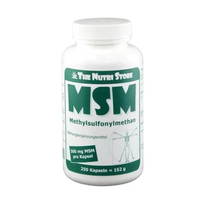 MSM 500 mg metyylisulfonyylimetaanikapselit, 250 kpl