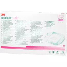 TEGADERM 3M CHG I.V. kiinnitysside 10x12 cm 1658R, 25 kpl