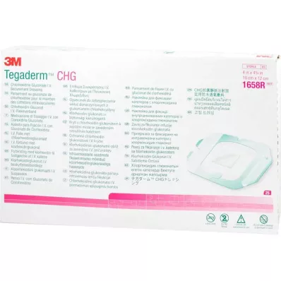 TEGADERM 3M CHG I.V. kiinnitysside 10x12 cm 1658R, 25 kpl