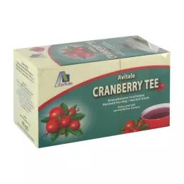 CRANBERRY TEE Suodatinpussi, 20 kpl