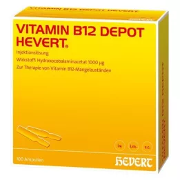 VITAMIN B12 DEPOT Hevert-ampullit, 100 kpl