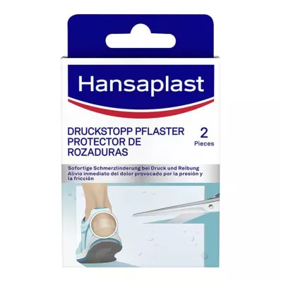 HANSAPLAST Painesulku läpinäkyvä, suojatyyny, 2 kpl