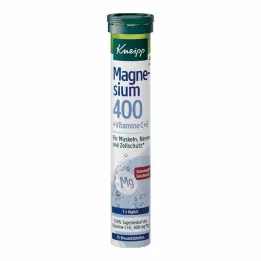 KNEIPP Magnesium 400+C+E poreainetabletit, 15 kpl