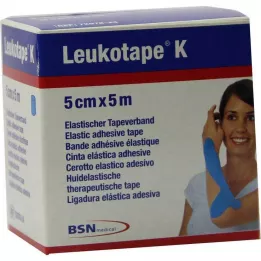 LEUKOTAPE K 5 cm vaaleansininen, 1 kpl