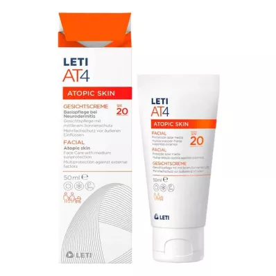 LETI AT4 kasvovoide SPF 20, 50 ml