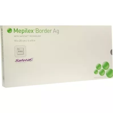 MEPILEX Border Ag -vaahtosidos 10x20 cm steriili, 5 kpl