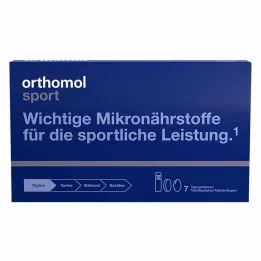 ORTHOMOL Urheilupullo/pöytä/kapselikombo, 7 kpl