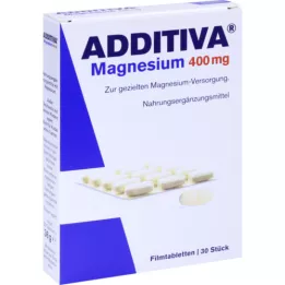 ADDITIVA Magnesium 400 mg kalvopäällysteiset tabletit, 30 kpl