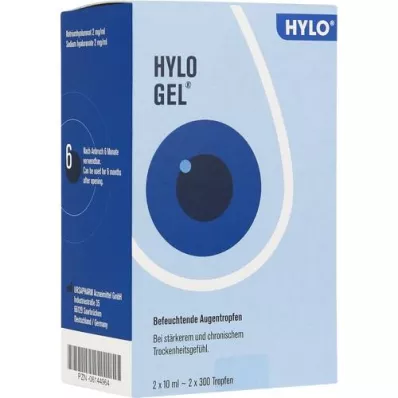 HYLO-GEL Silmätipat, 2X10 ml