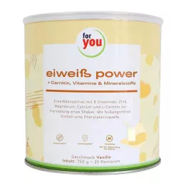 FOR YOU protein power vaniljajauhetta, 750 g