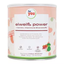 FOR YOU proteiinipower mansikkajauhe, 750 g
