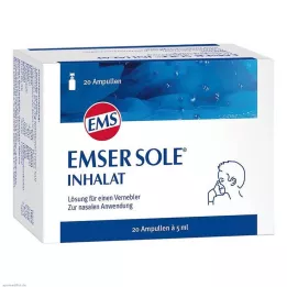 EMSER Inhalaatiosuolaliuos sumutinta varten, 20 kpl