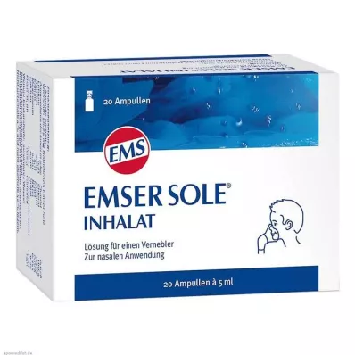 EMSER Inhalaatiosuolaliuos sumutinta varten, 20 kpl