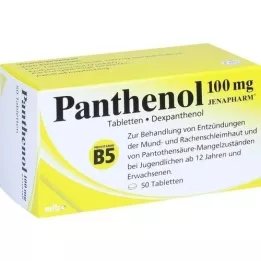PANTHENOL 100 mg Jenapharm-tabletit, 50 kpl