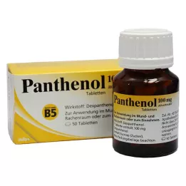 PANTHENOL 100 mg Jenapharm-tabletit, 50 kpl