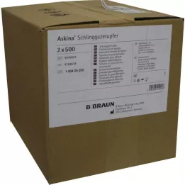 ASKINA Luumun kokoisia ei-steriilejä sideharsopyyhkeitä, 2 x 500 kpl