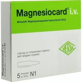 MAGNESIOCARD injektioneste, injektioneste, 5X10 ml
