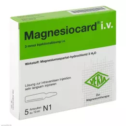 MAGNESIOCARD injektioneste, injektioneste, 5X10 ml