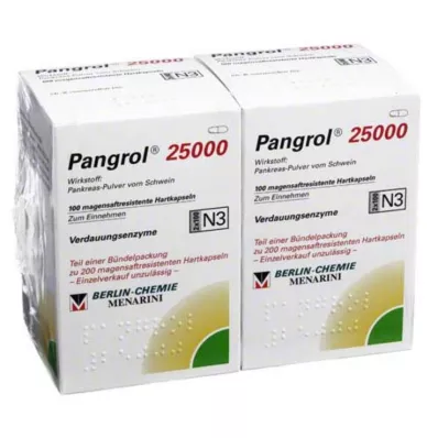 PANGROL 25.000 kovaa korkkia, joissa on enteropäällysteinen pelletti, 200 kpl PANGROL 25.000 kovaa korkkia, joissa on enteropäällysteinen pelletti, 200 kpl