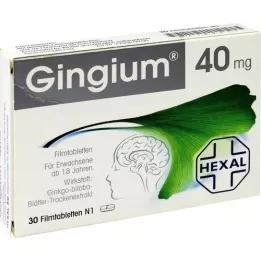 GINGIUM Kalvopäällysteiset tabletit, 30 kpl