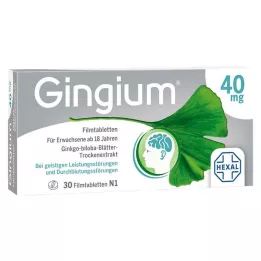 GINGIUM Kalvopäällysteiset tabletit, 30 kpl