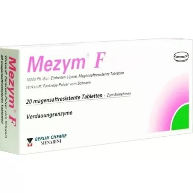 MEZYM F enteropäällysteiset tabletit, 20 kpl
