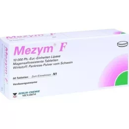MEZYM F enteropäällysteiset tabletit, 50 kpl