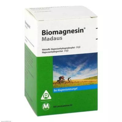 BIOMAGNESIN Madaus-pastillit, 200 kapselia