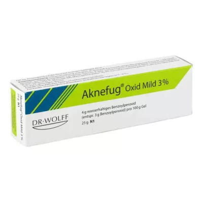 AKNEFUG oksidi lievä 3% geeli, 25 g