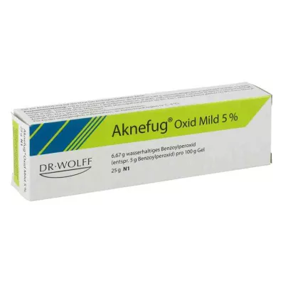 AKNEFUG lievä oksidi 5 % geeli, 25 g