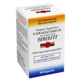 SCHWARZKÜMMELÖL Immerfit-kapselit, 50 kapselia