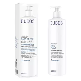 EUBOS FLÜSSIG sininen hajustamaton annostelijalla, 400 ml