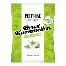 PECTORAL Rintakaramellit sokerittomassa annospussissa, 60 grammaa