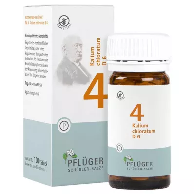 BIOCHEMIE Kyntölaastari 4 Kalium chloratum D 6 tablettia, 100 kpl