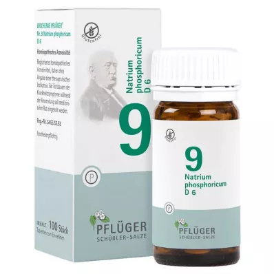 BIOCHEMIE Kyntölaastari 9 Natrium phosphoricum D 6 tbl, 100 kpl