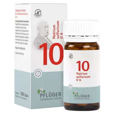 BIOCHEMIE Kyntölaastari 10 Natrium sulphuricum D 6 tbl, 100 kpl BIOCHEMIE Kyntölaastari 10 Natrium sulphuricum D 6 tbl, 100 kpl