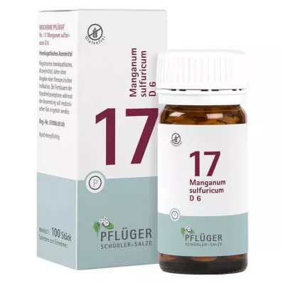 BIOCHEMIE Kyntölaastari 17 Manganum sulphuricum D 6 tbl, 100 kpl BIOCHEMIE Kyntölaastari 17 Manganum sulphuricum D 6 tbl, 100 kpl