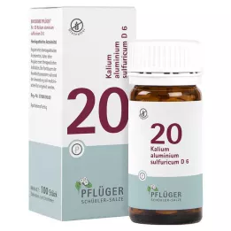 BIOCHEMIE Ploughmans 20 Potassium alumin.sulphur.D 6 Tab, 100 kpl