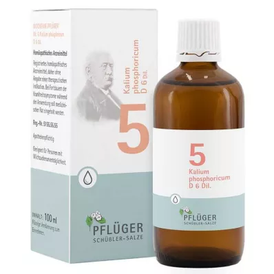 BIOCHEMIE Kyntölaastari 5 Kalium phosphoricum D 6 tippa, 100 ml