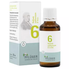 BIOCHEMIE Ploughmans 6 Kalium sulphuricum D 6 tippaa, 30 ml