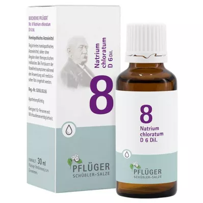 BIOCHEMIE Ploughmans Plaster 8 Natrium chloratum D 6 tippaa, 30 ml