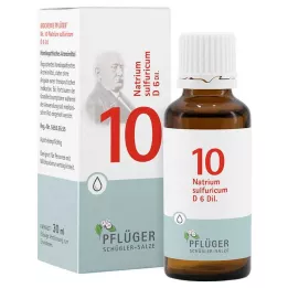 BIOCHEMIE Kyntölaastari 10 Natrium sulphuricum D 6 tippa, 30 ml