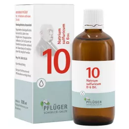 BIOCHEMIE Kyntölaastari 10 Natrium sulphuricum D 6 tippa, 100 ml