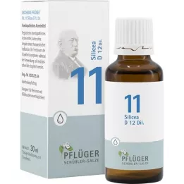 BIOCHEMIE Ploughmans 11 Silicea D 12 tippaa, 30 ml