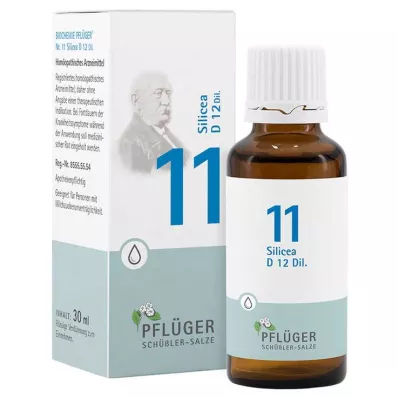 BIOCHEMIE Ploughmans 11 Silicea D 12 tippaa, 30 ml