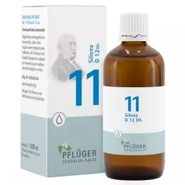 BIOCHEMIE Ploughmans 11 Silicea D 12 tippaa, 100 ml