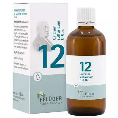 BIOCHEMIE Ploughmans Remedy 12 Calcium sulphuricum D 6 tippa, 100 ml