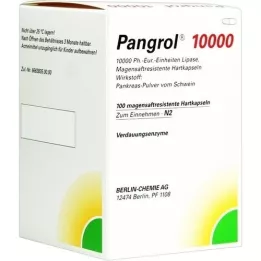 PANGROL 10 000 kovaa korkkia, joissa on enteropäällysteinen pelletti, 100 kpl