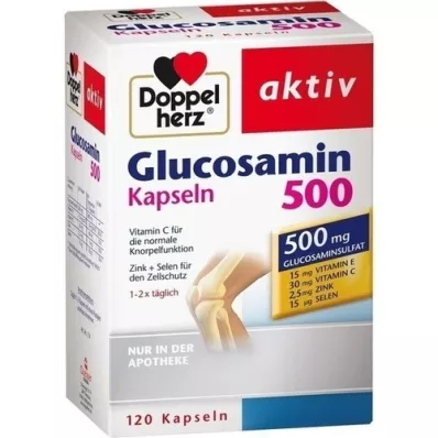 DOPPELHERZ Glukosamiini 500 kapselia, 120 kapselia