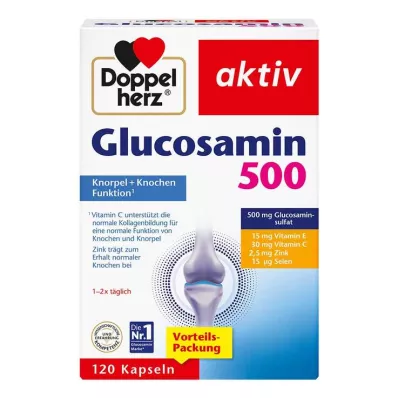 DOPPELHERZ Glukosamiini 500 kapselia, 120 kapselia